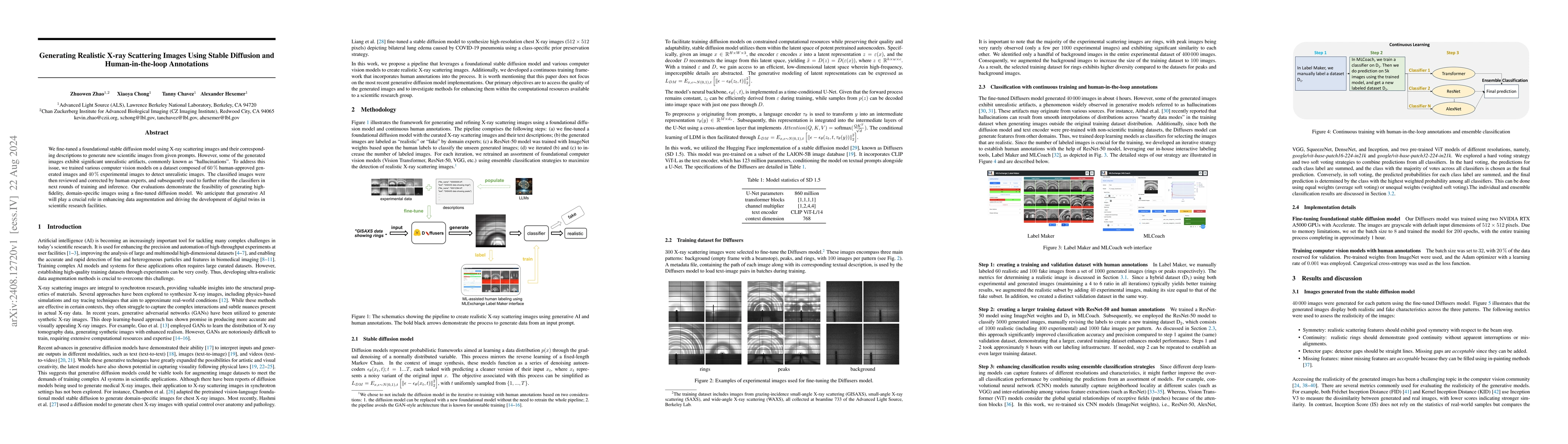 Thumbnail for Generating Realistic X-ray Scattering Images Using Stable Diffusion and
  Human-in-the-loop Annotations