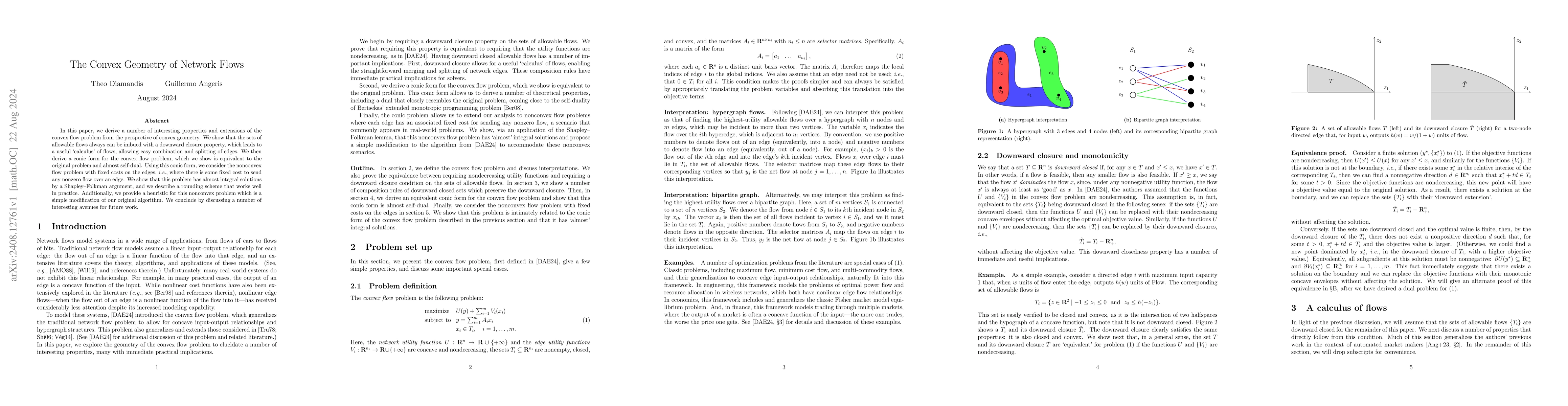 Thumbnail for The Convex Geometry of Network Flows