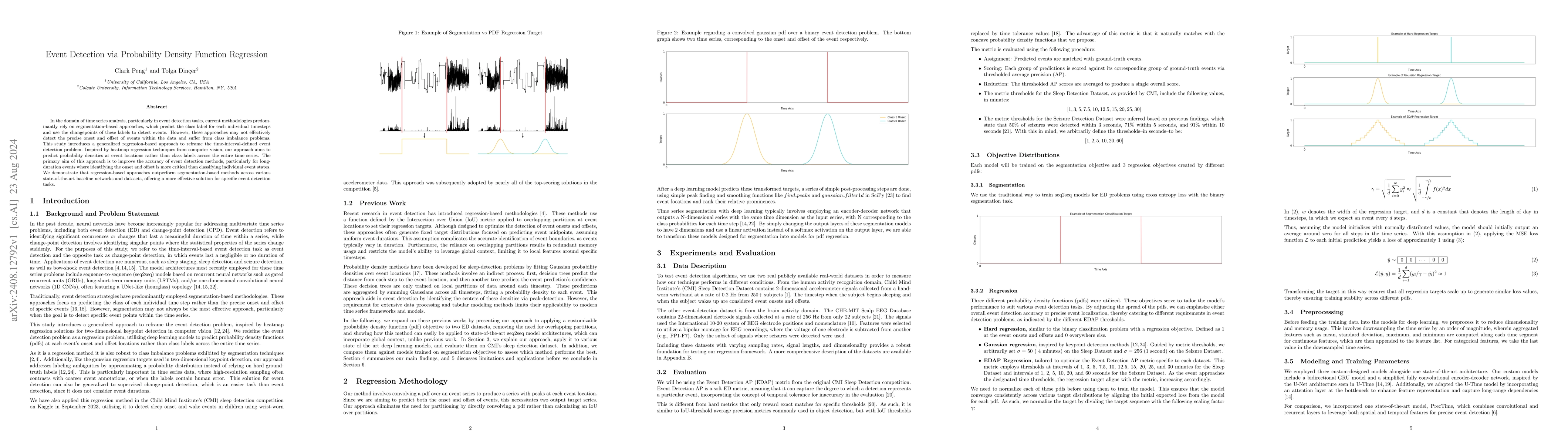 Thumbnail for Event Detection via Probability Density Function Regression
