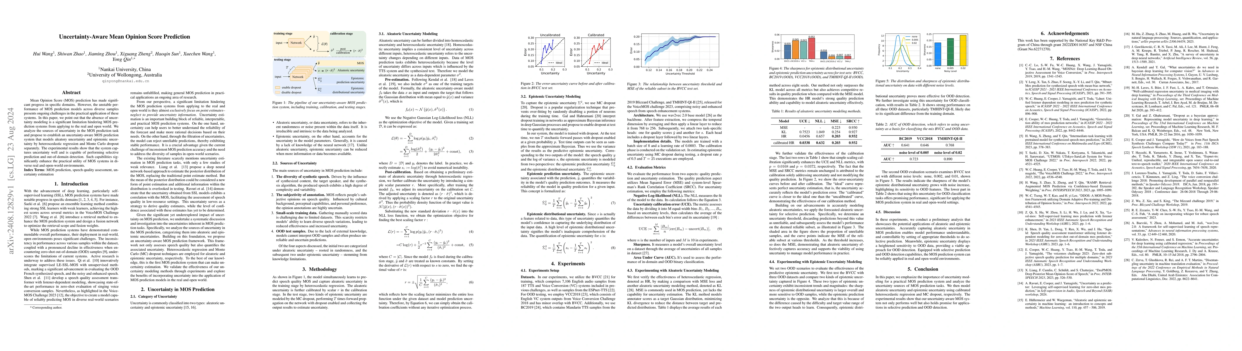Thumbnail for Uncertainty-Aware Mean Opinion Score Prediction