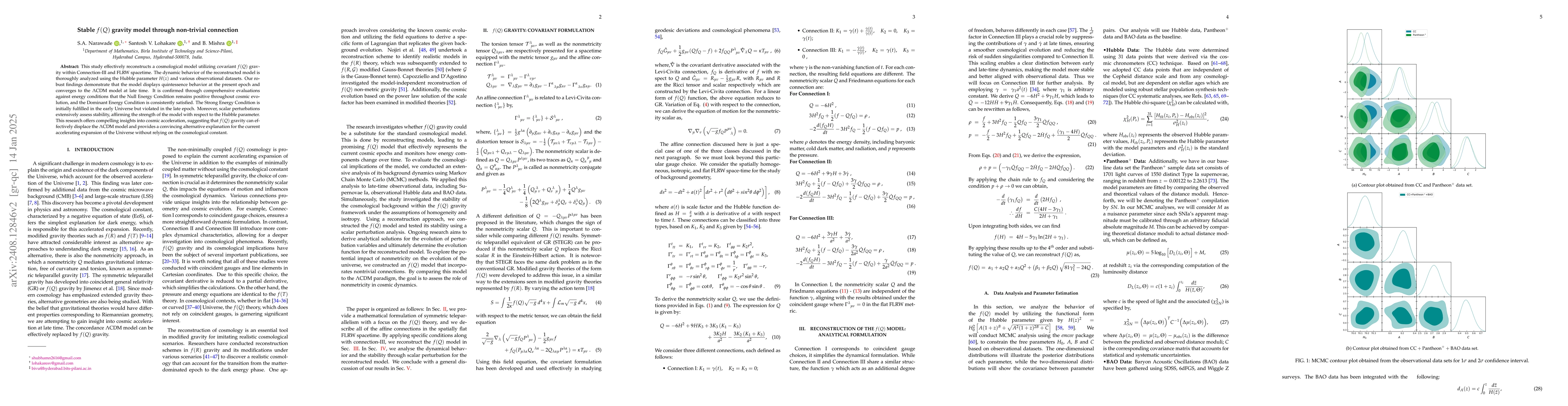 Thumbnail for Stable f(Q) gravity model through non-trivial connection
