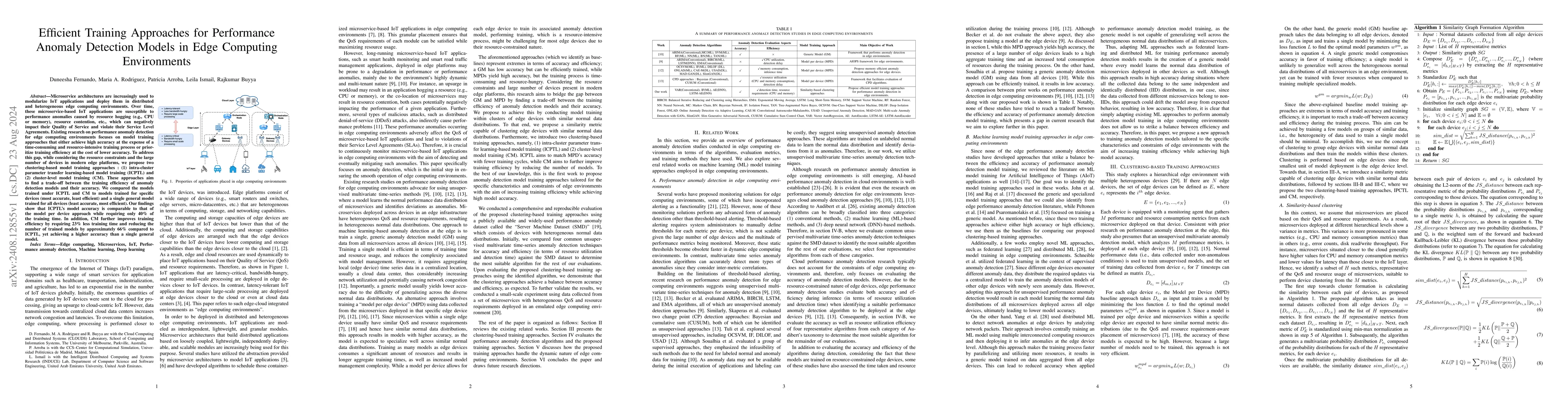 Thumbnail for Efficient Training Approaches for Performance Anomaly Detection Models
  in Edge Computing Environments