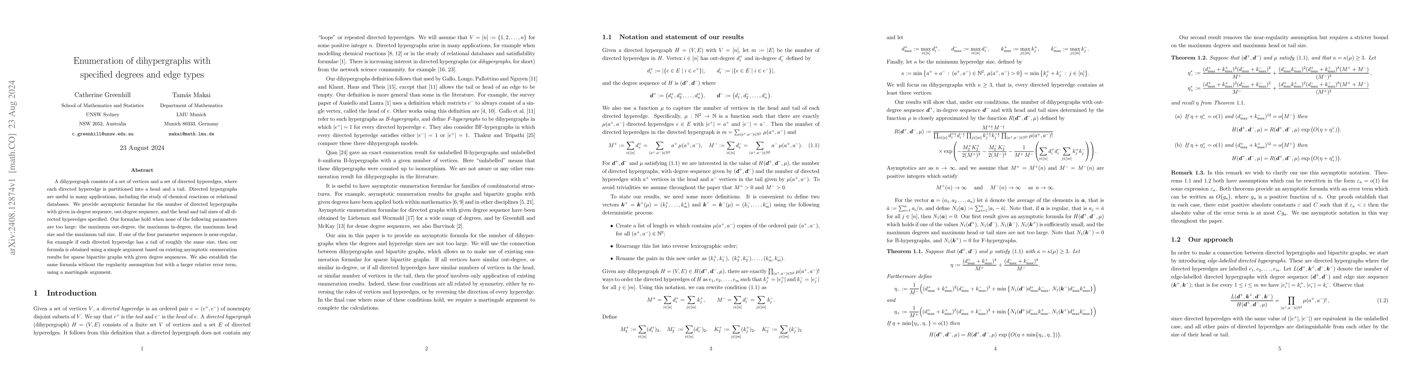 Thumbnail for Enumeration of dihypergraphs with specified degrees and edge types