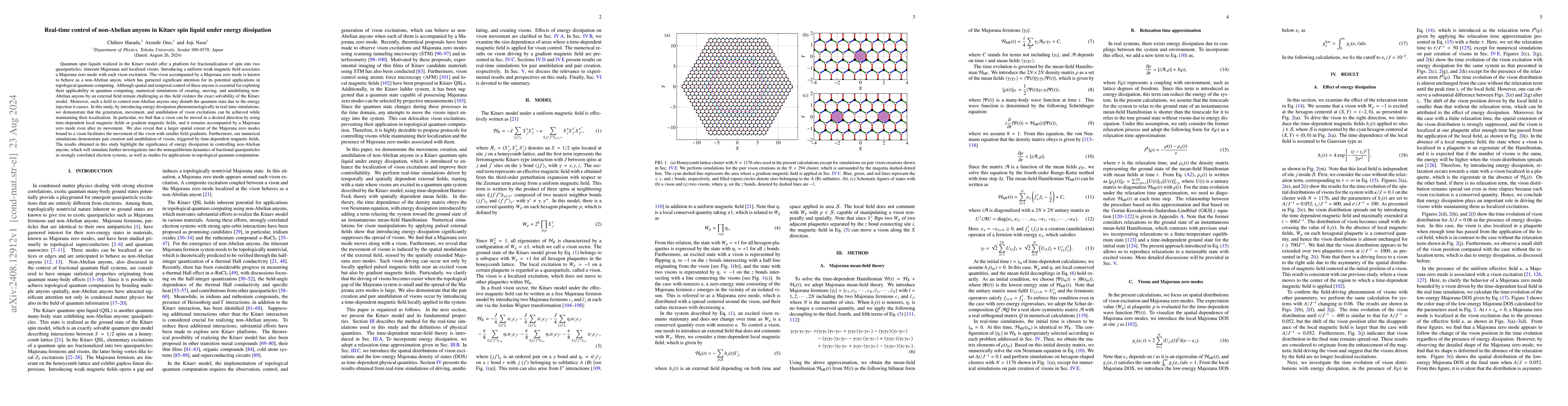 Thumbnail for Real-time control of non-Abelian anyons in Kitaev spin liquid under
  energy dissipation