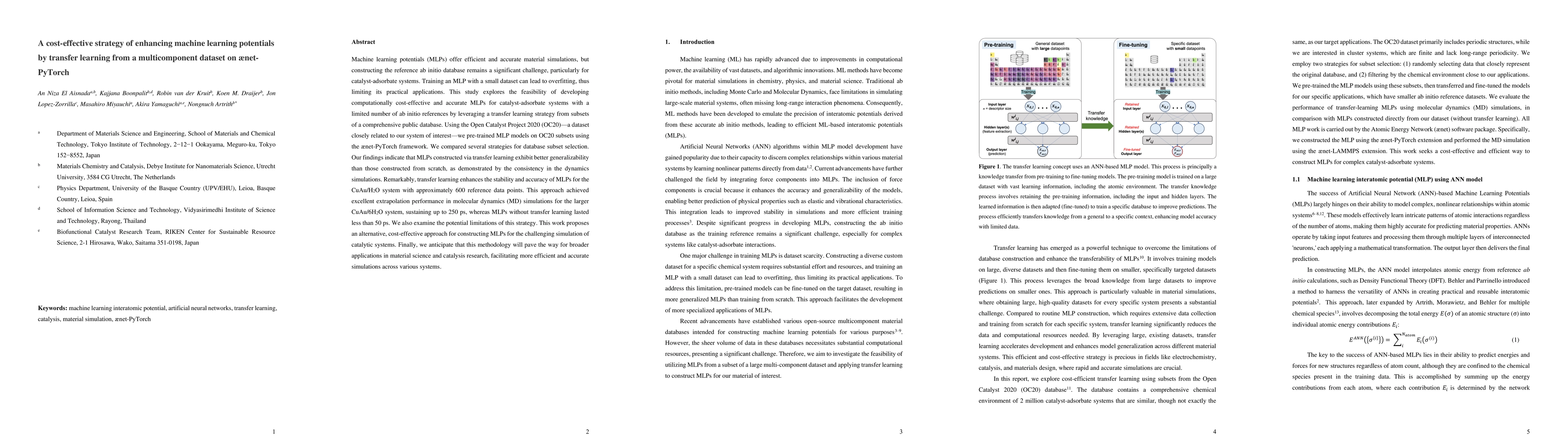 Thumbnail for A cost-effective strategy of enhancing machine learning potentials by
  transfer learning from a multicomponent dataset on ænet-PyTorch