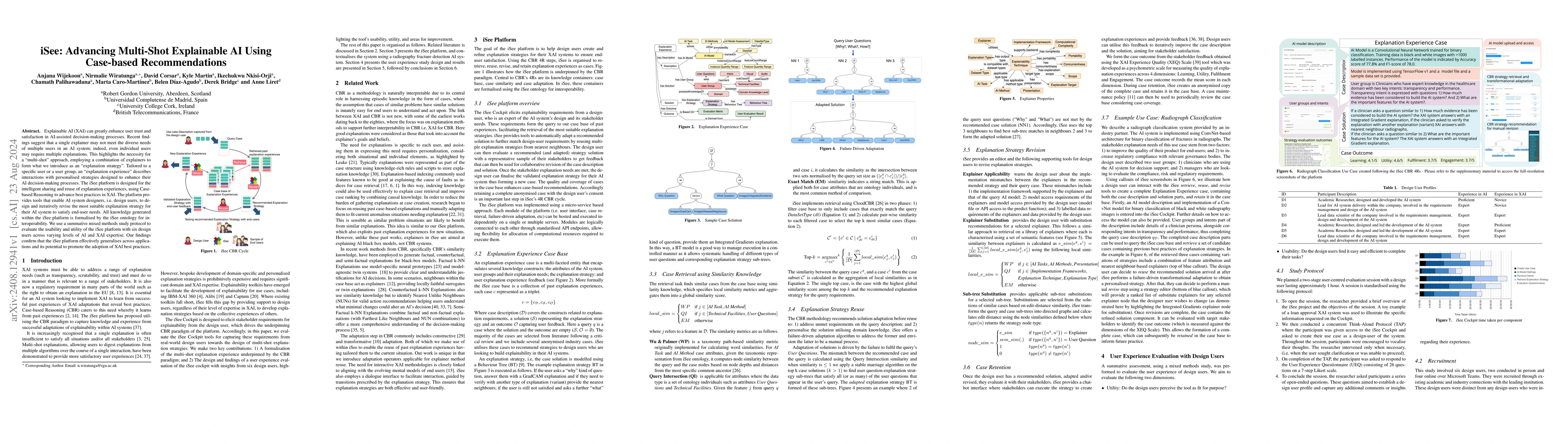Thumbnail for iSee: Advancing Multi-Shot Explainable AI Using Case-based
  Recommendations