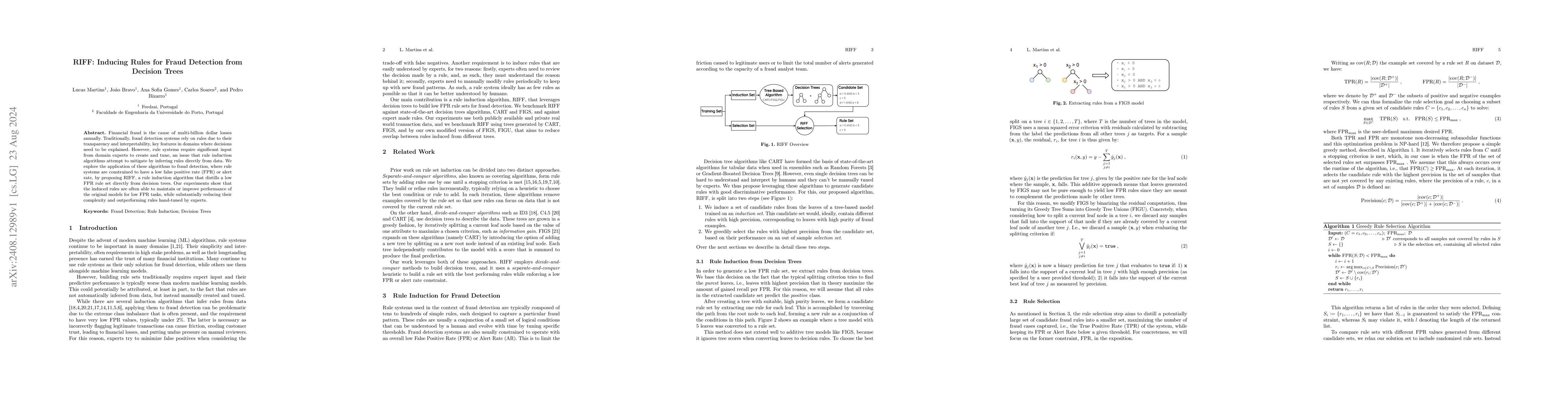 Thumbnail for RIFF: Inducing Rules for Fraud Detection from Decision Trees