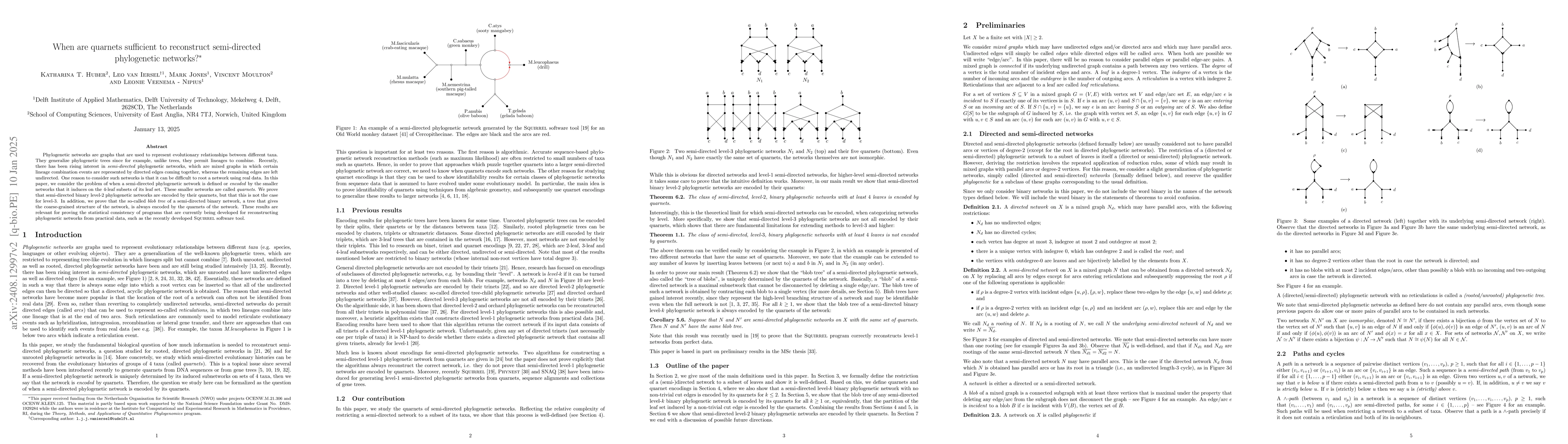 Thumbnail for Encoding Semi-Directed Phylogenetic Networks with Quarnets