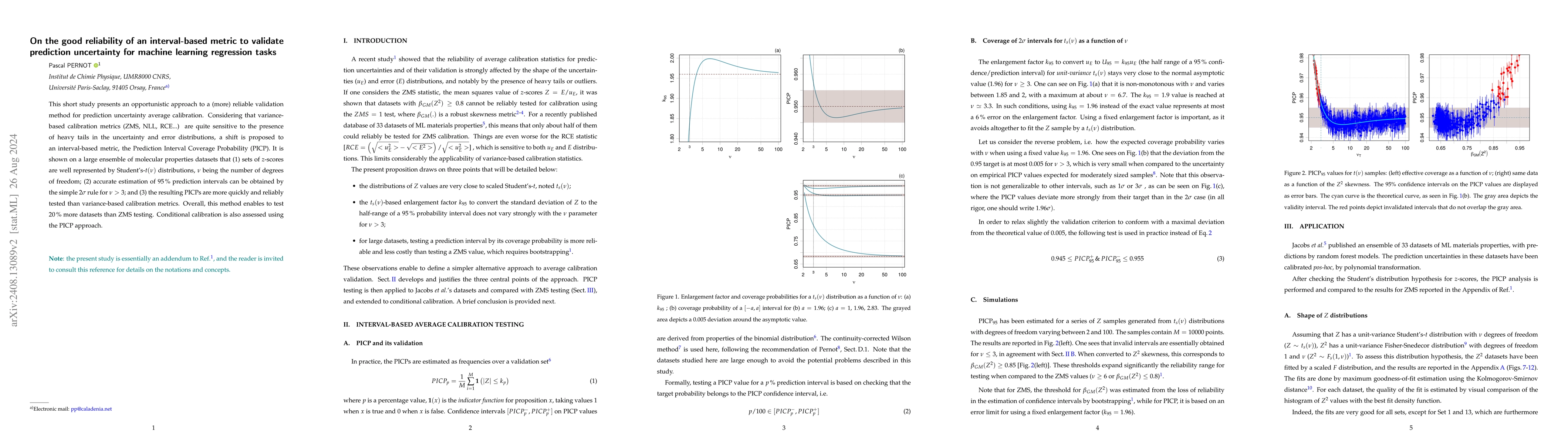 Thumbnail for On the good reliability of an interval-based metric to validate
  prediction uncertainty for machine learning regression tasks