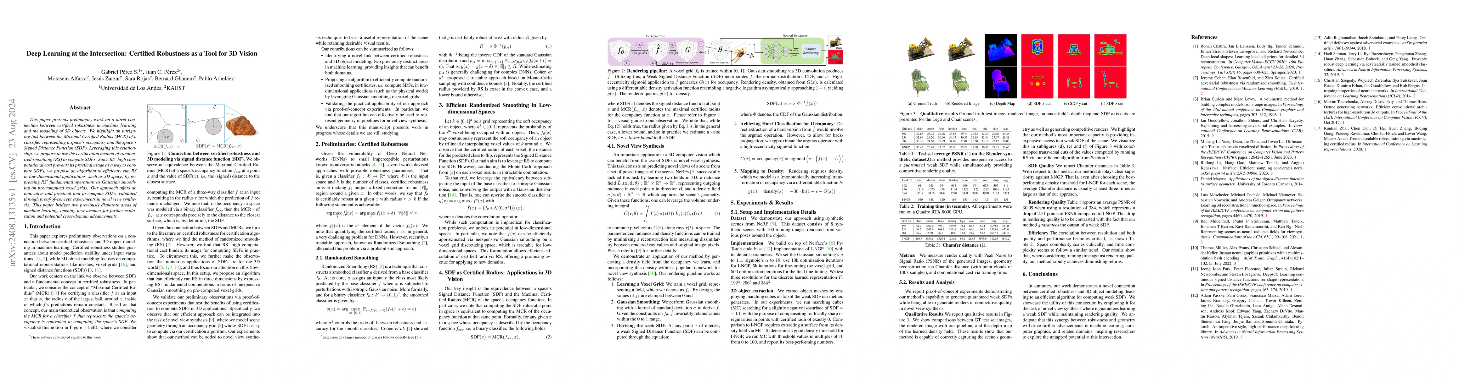 Thumbnail for Deep Learning at the Intersection: Certified Robustness as a Tool for 3D
  Vision