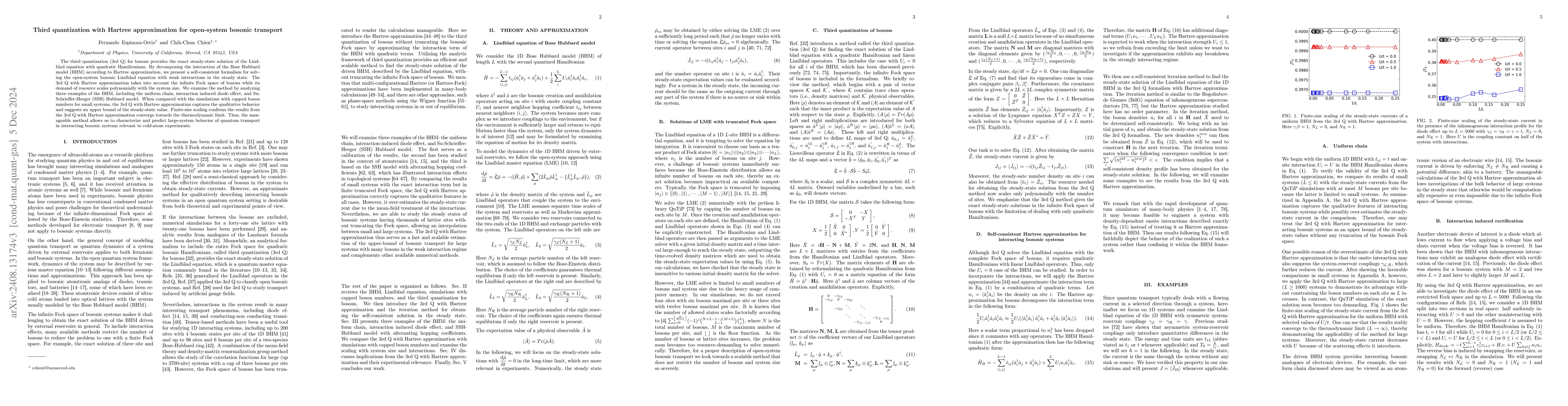 Thumbnail for Third quantization with Hartree approximation for open-system bosonic
  transport