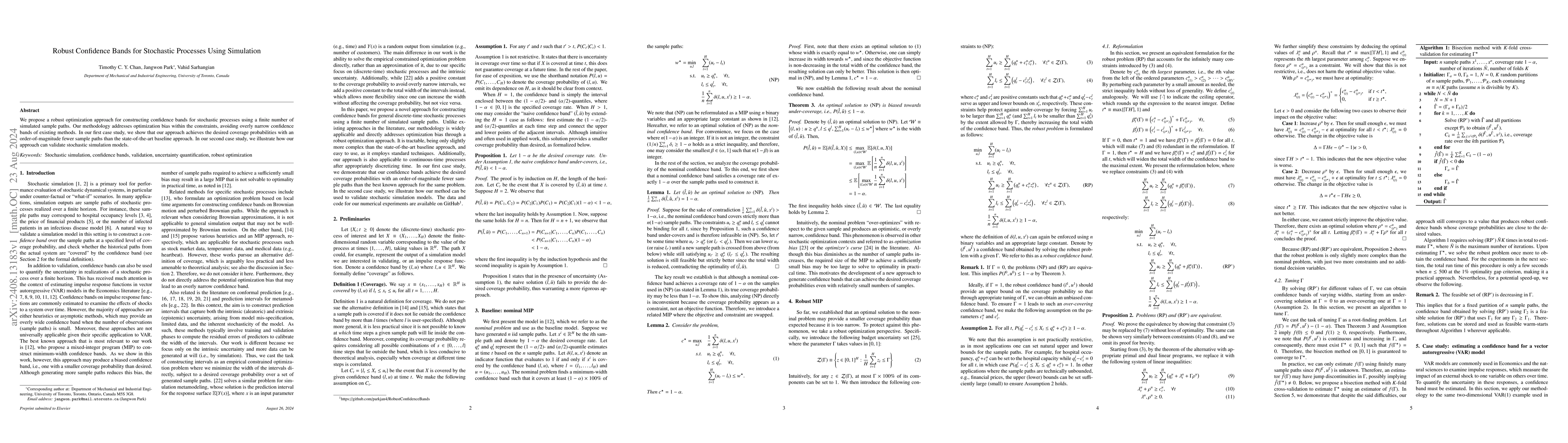 Thumbnail for Robust Confidence Bands for Stochastic Processes Using Simulation