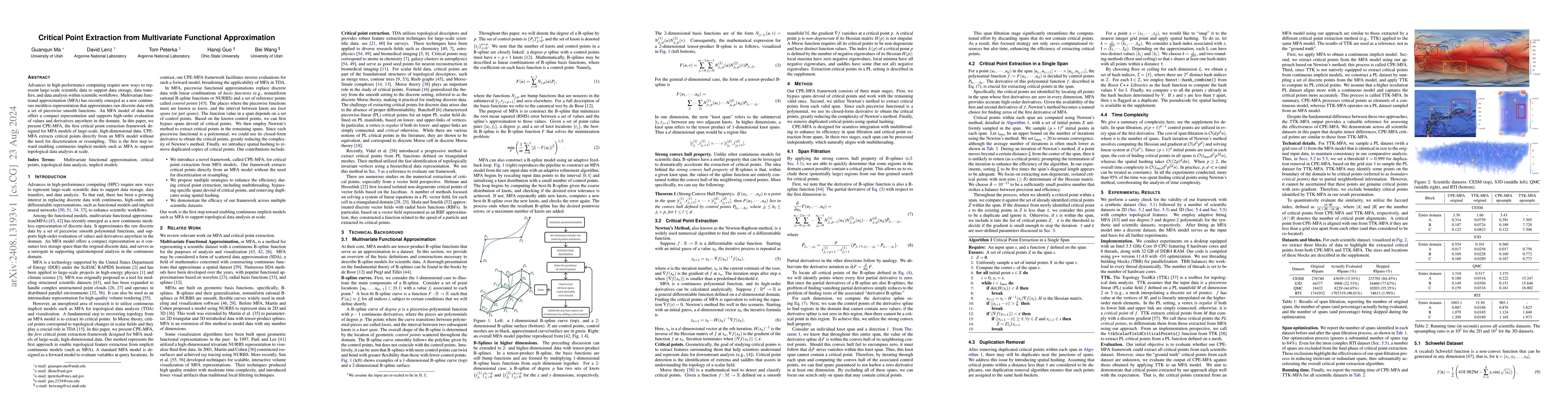 Thumbnail for Critical Point Extraction from Multivariate Functional Approximation