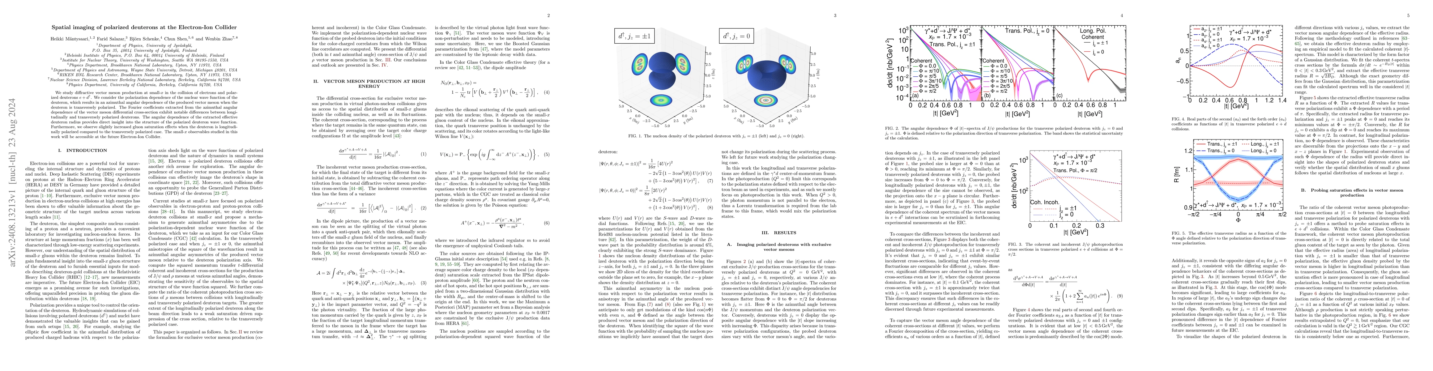 Thumbnail for Spatial imaging of polarized deuterons at the Electron-Ion Collider