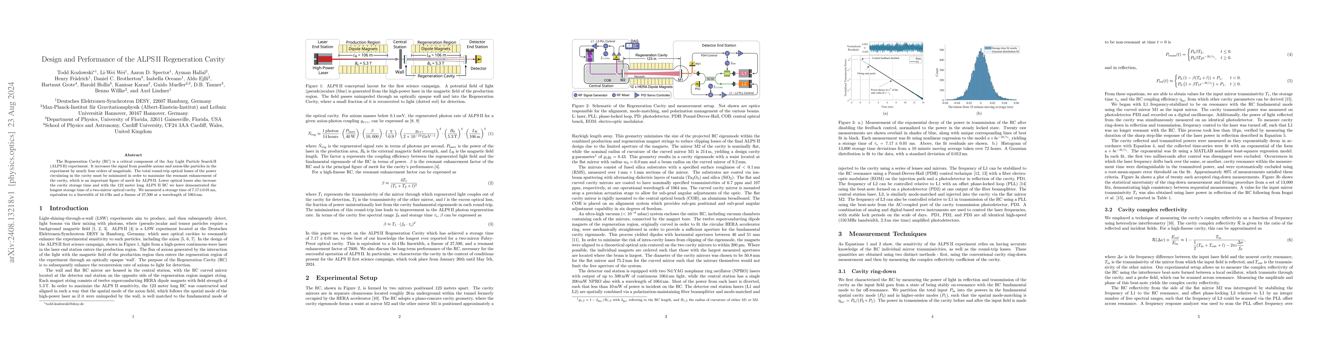 Thumbnail for Design and Performance of the ALPS II Regeneration Cavity