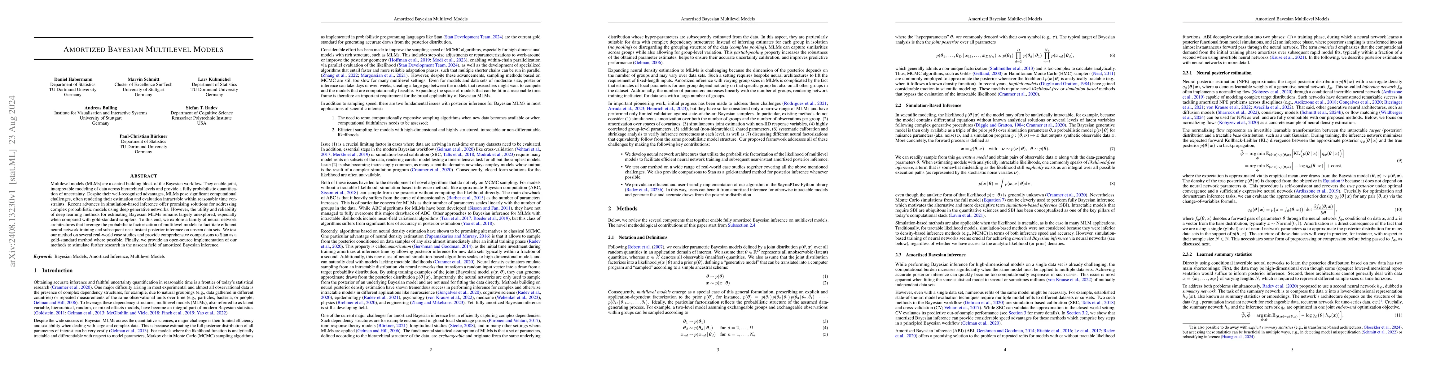 Thumbnail for Amortized Bayesian Multilevel Models