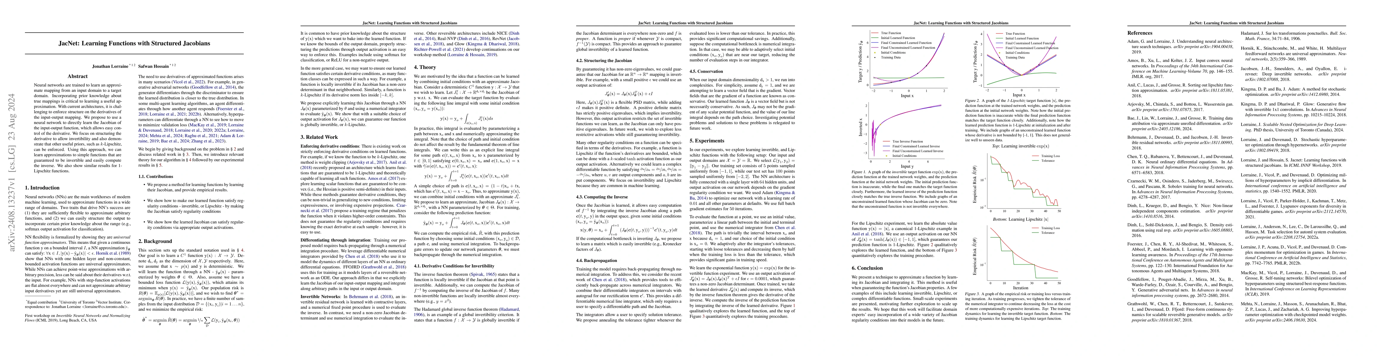 Thumbnail for JacNet: Learning Functions with Structured Jacobians