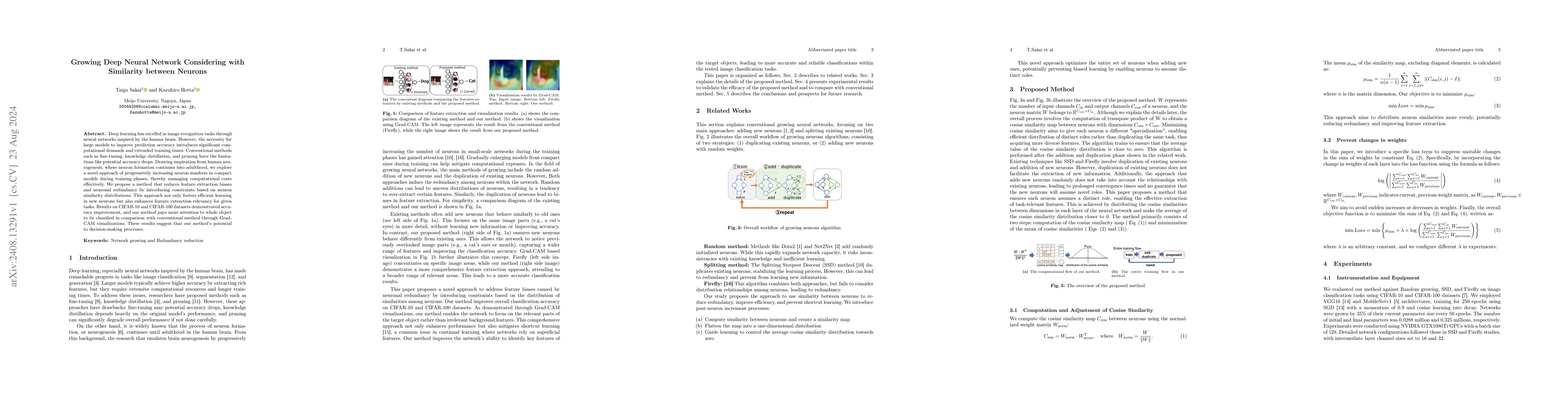 Thumbnail for Growing Deep Neural Network Considering with Similarity between Neurons