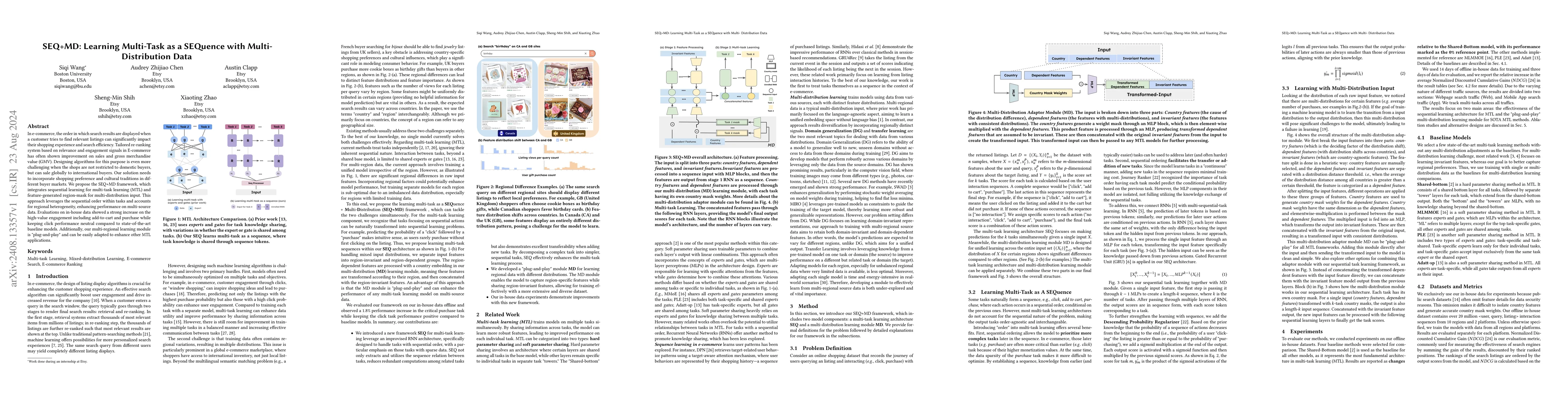 Thumbnail for SEQ+MD: Learning Multi-Task as a SEQuence with Multi-Distribution Data