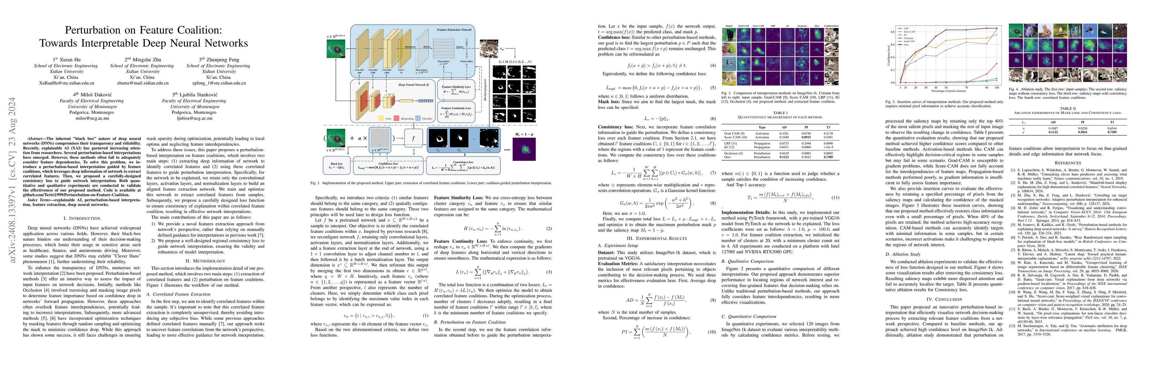 Thumbnail for Perturbation on Feature Coalition: Towards Interpretable Deep Neural
  Networks