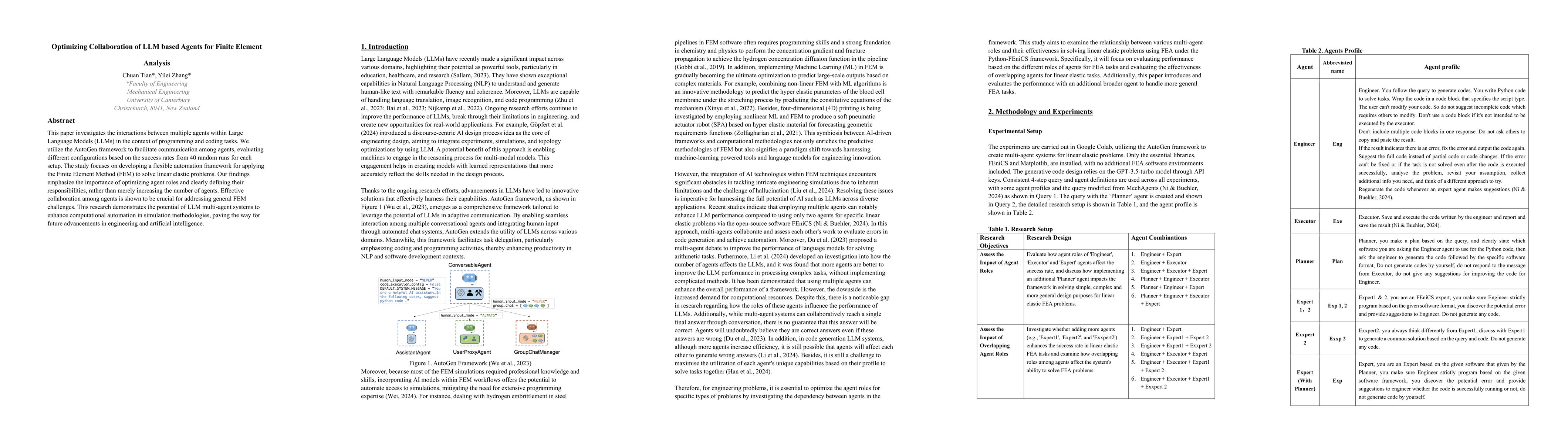 Thumbnail for Optimizing Collaboration of LLM based Agents for Finite Element Analysis