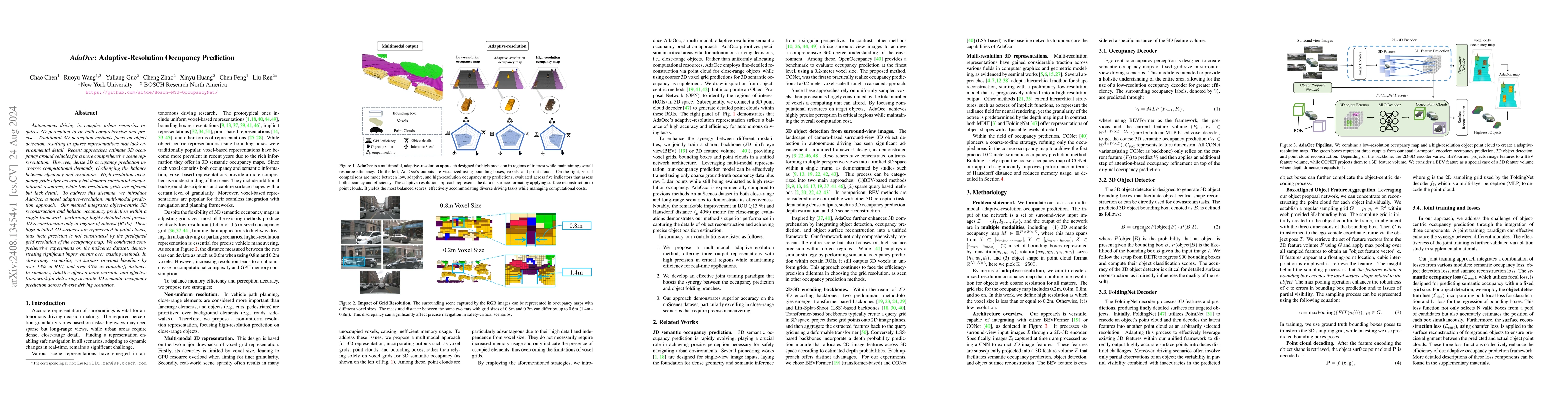 Thumbnail for AdaOcc: Adaptive-Resolution Occupancy Prediction