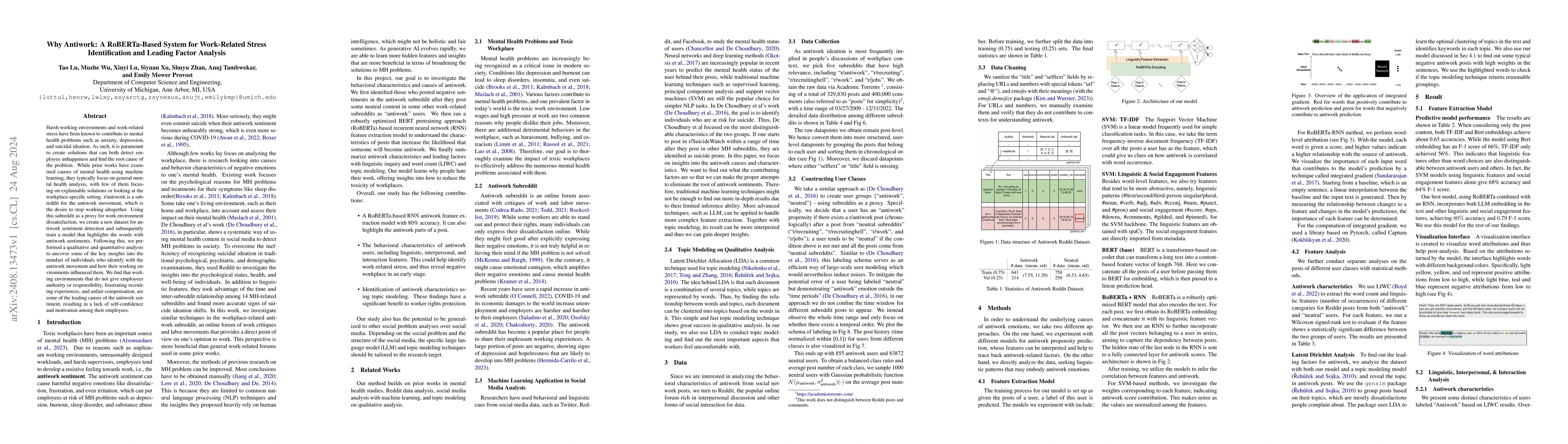 Thumbnail for Why Antiwork: A RoBERTa-Based System for Work-Related Stress
  Identification and Leading Factor Analysis