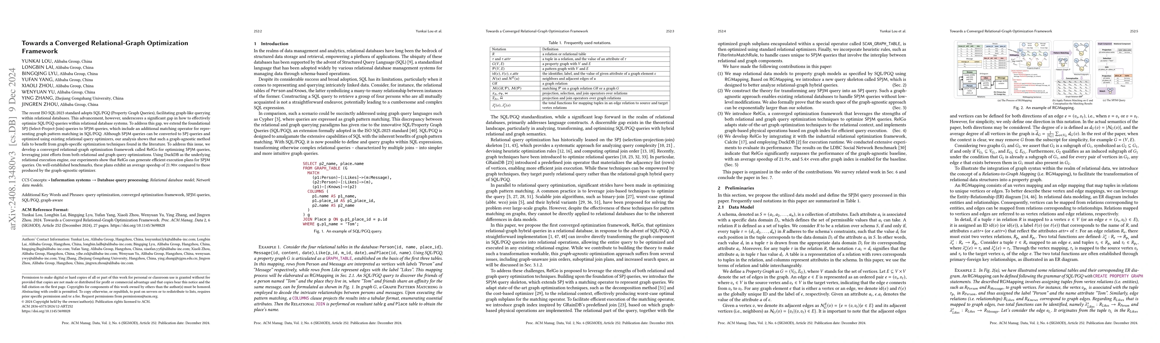 Thumbnail for Towards a Converged Relational-Graph Optimization Framework