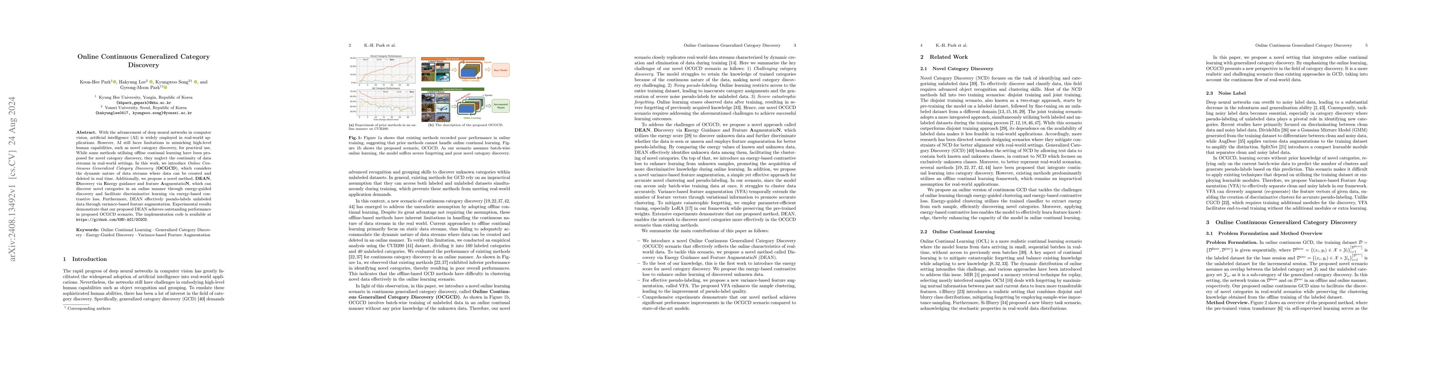 Thumbnail for Online Continuous Generalized Category Discovery