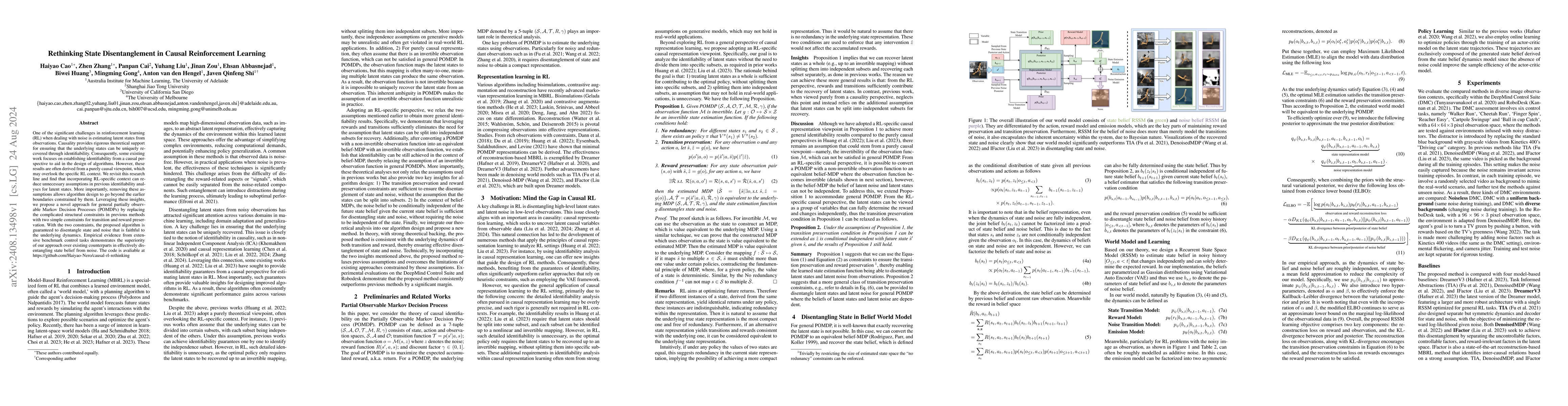Thumbnail for Rethinking State Disentanglement in Causal Reinforcement Learning