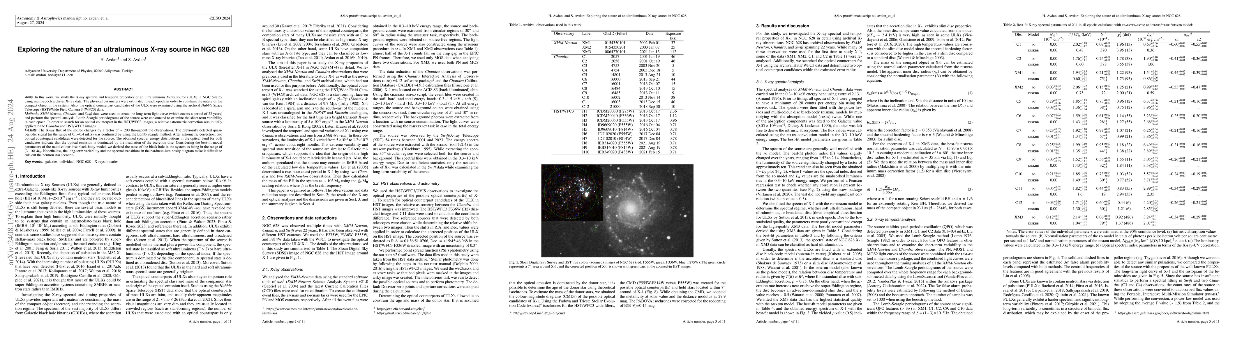 Thumbnail for Exploring the nature of an ultraluminous X-ray source in NGC 628