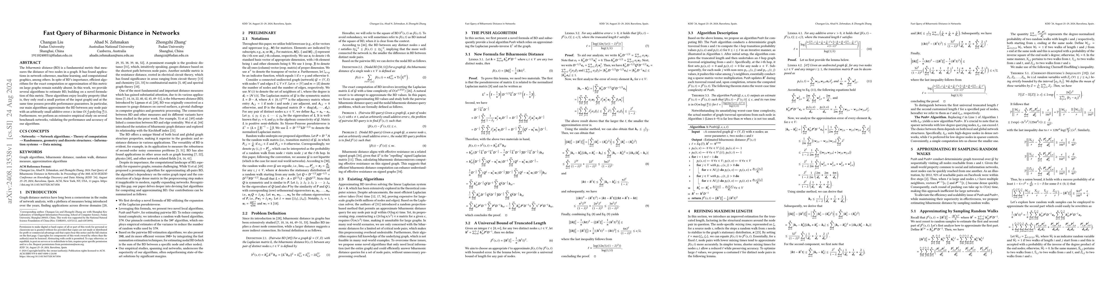 Thumbnail for Fast Query of Biharmonic Distance in Networks