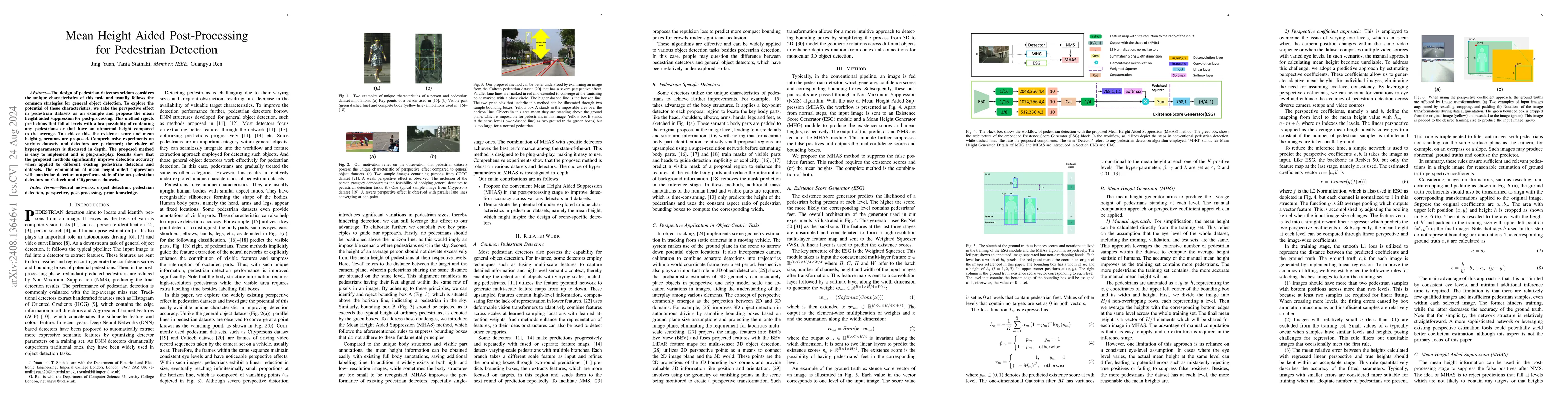 Thumbnail for Mean Height Aided Post-Processing for Pedestrian Detection