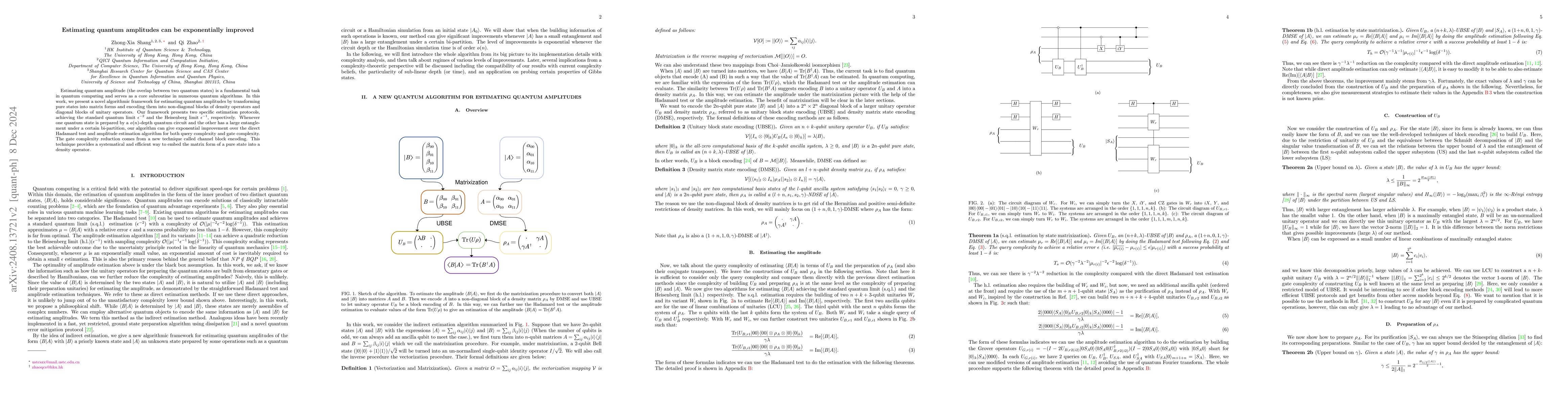 Thumbnail for Estimating quantum amplitudes can be exponentially improved