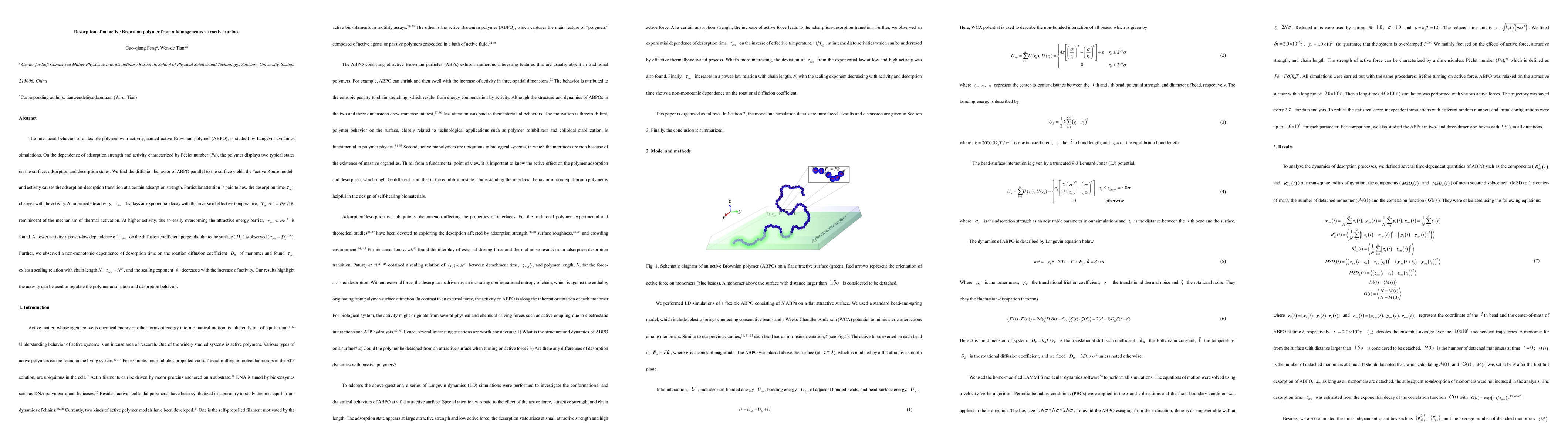 Thumbnail for Desorption of an active Brownian polymer from a homogeneous attractive
  surface