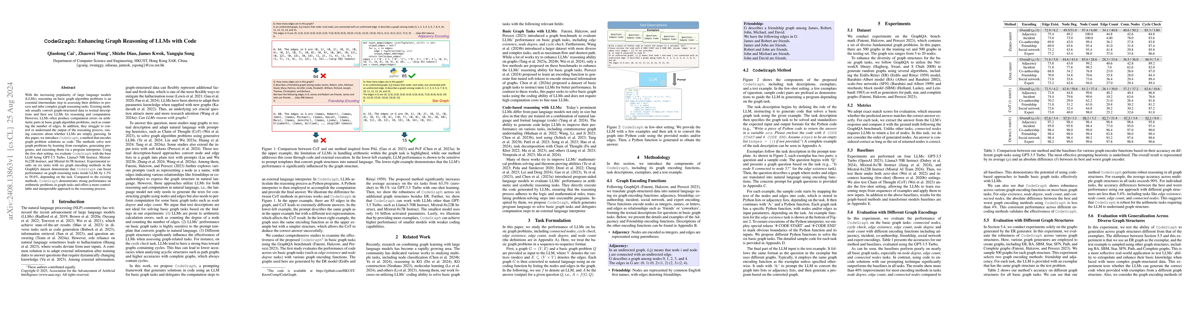 Thumbnail for CodeGraph: Enhancing Graph Reasoning of LLMs with Code