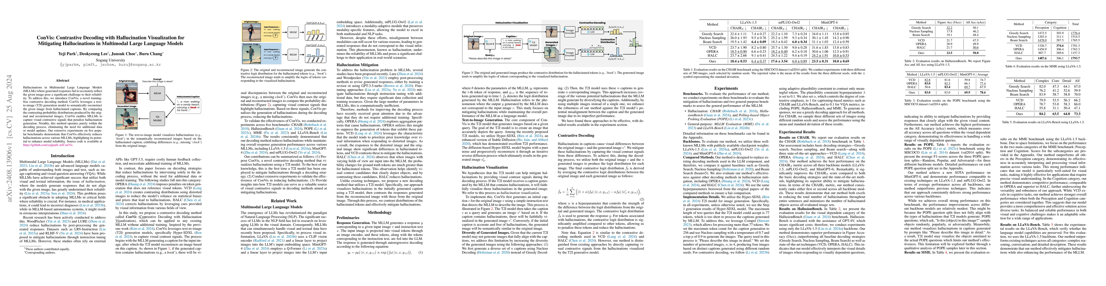 Thumbnail for ConVis: Contrastive Decoding with Hallucination Visualization for
  Mitigating Hallucinations in Multimodal Large Language Models
