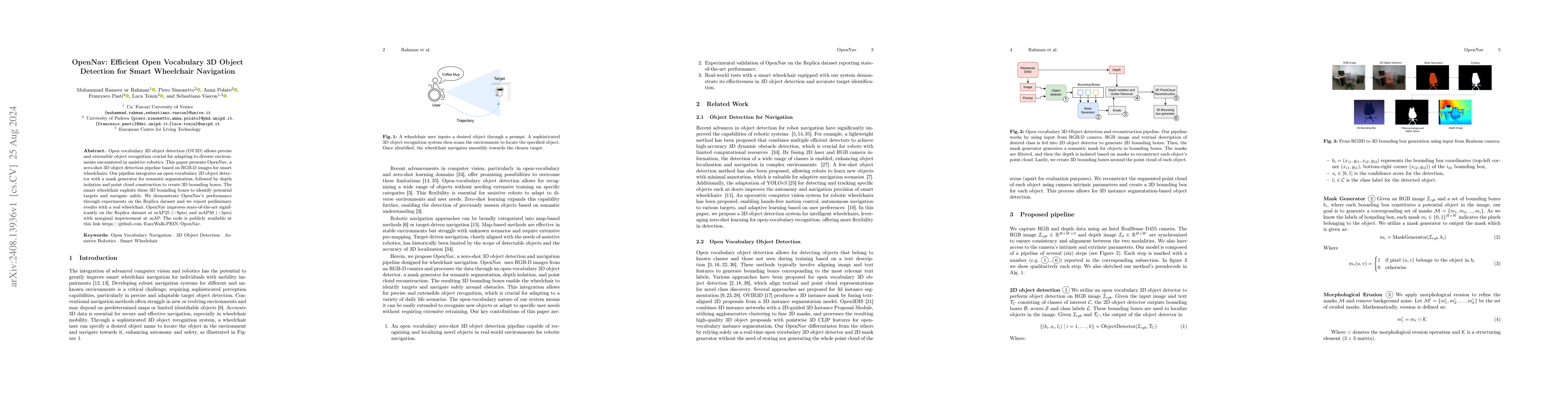 Thumbnail for OpenNav: Efficient Open Vocabulary 3D Object Detection for Smart
  Wheelchair Navigation