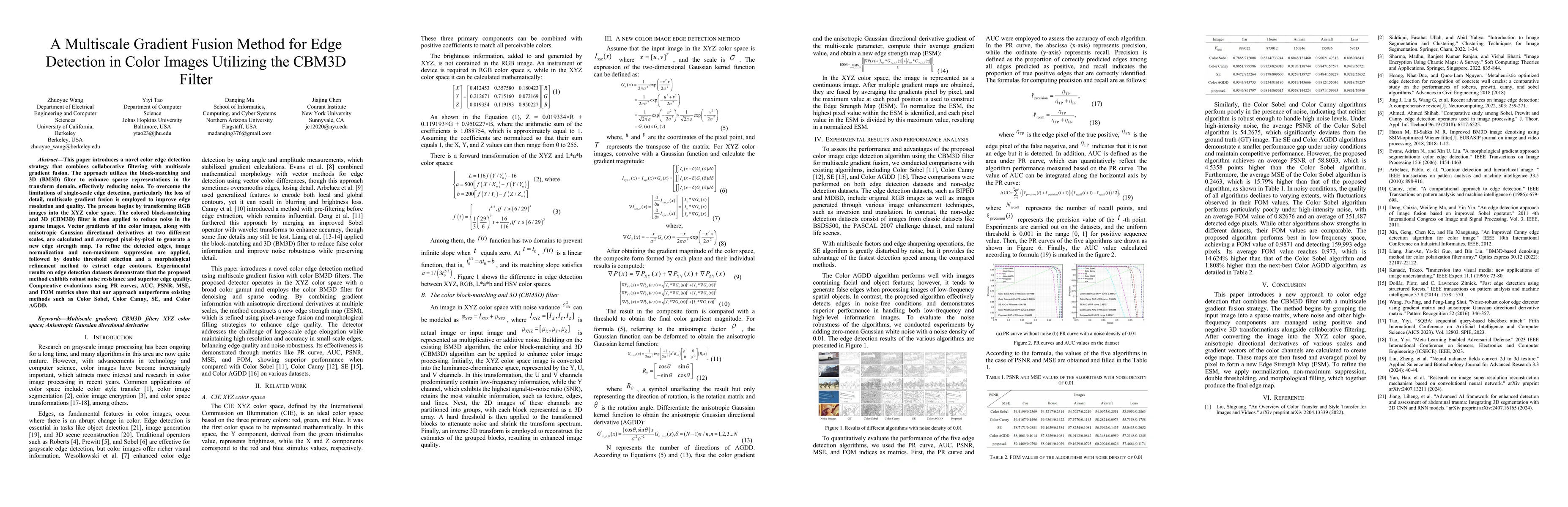 Thumbnail for A Multiscale Gradient Fusion Method for Edge Detection in Color Images
  Utilizing the CBM3D Filter