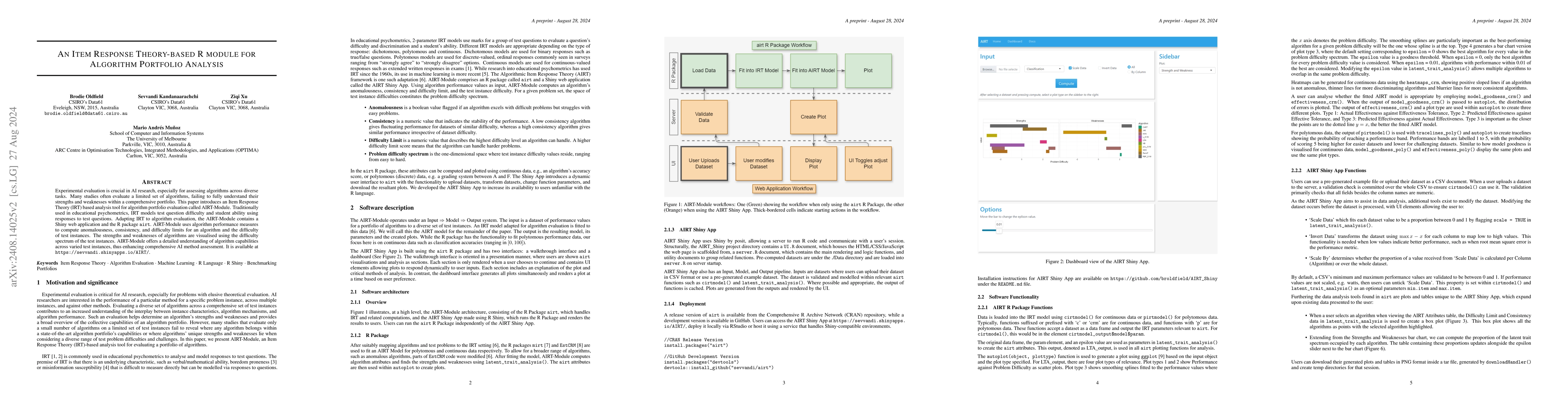 Thumbnail for An Item Response Theory-based R Module for Algorithm Portfolio Analysis