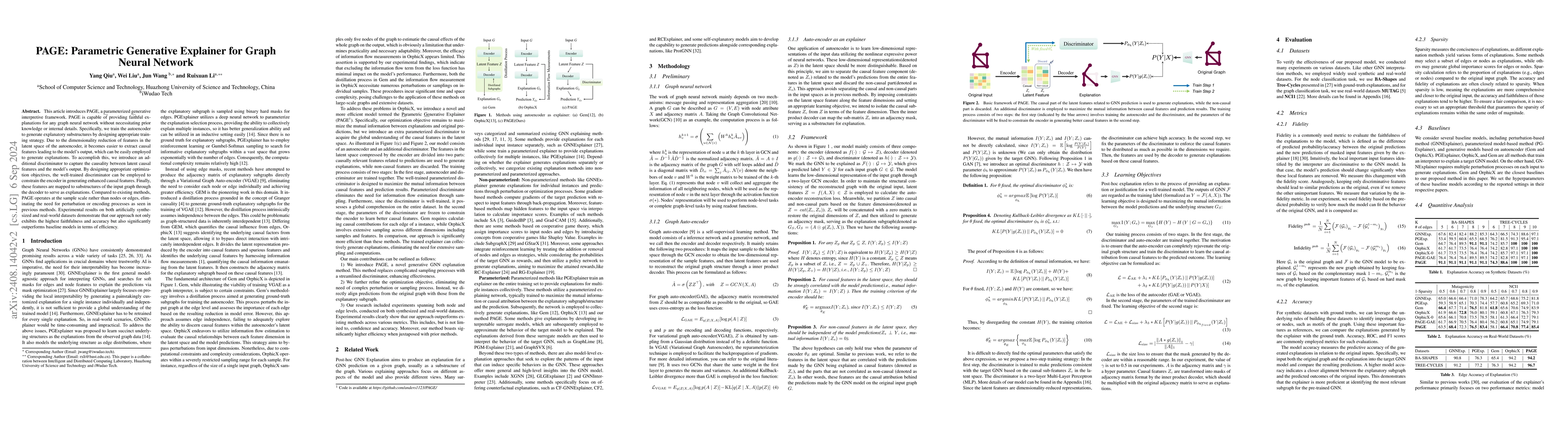 Thumbnail for PAGE: Parametric Generative Explainer for Graph Neural Network
