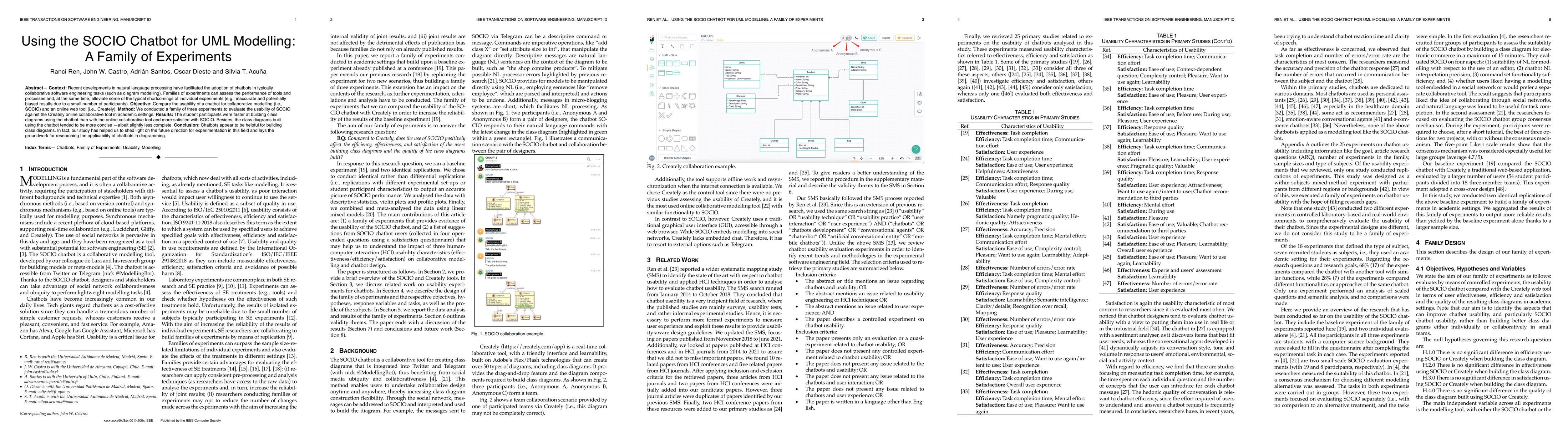 Thumbnail for Using the SOCIO Chatbot for UML Modelling: A Family of Experiments