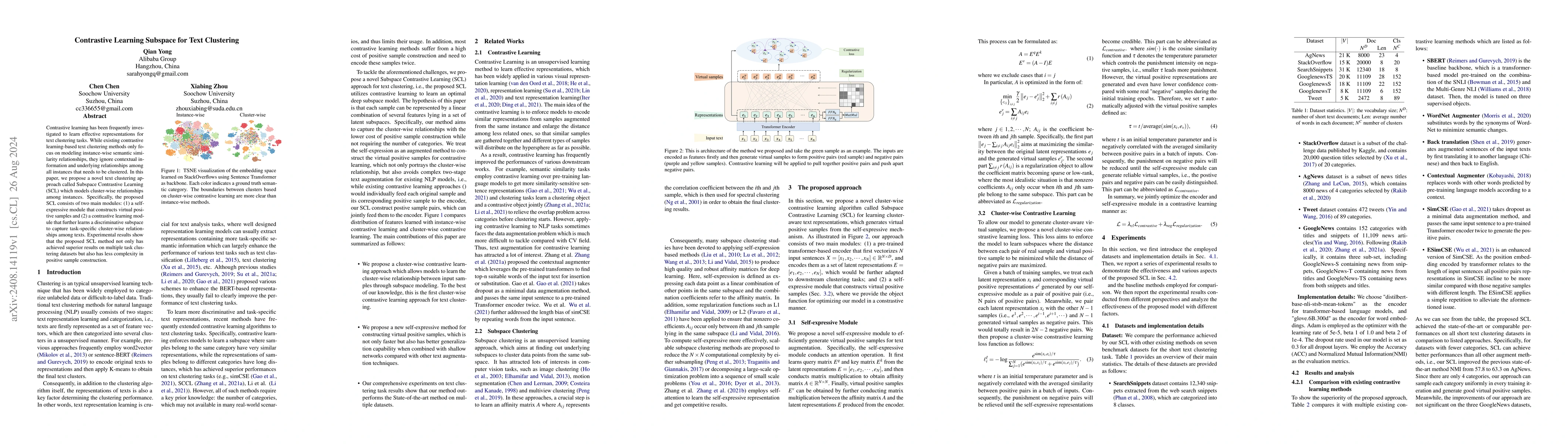 Thumbnail for Contrastive Learning Subspace for Text Clustering