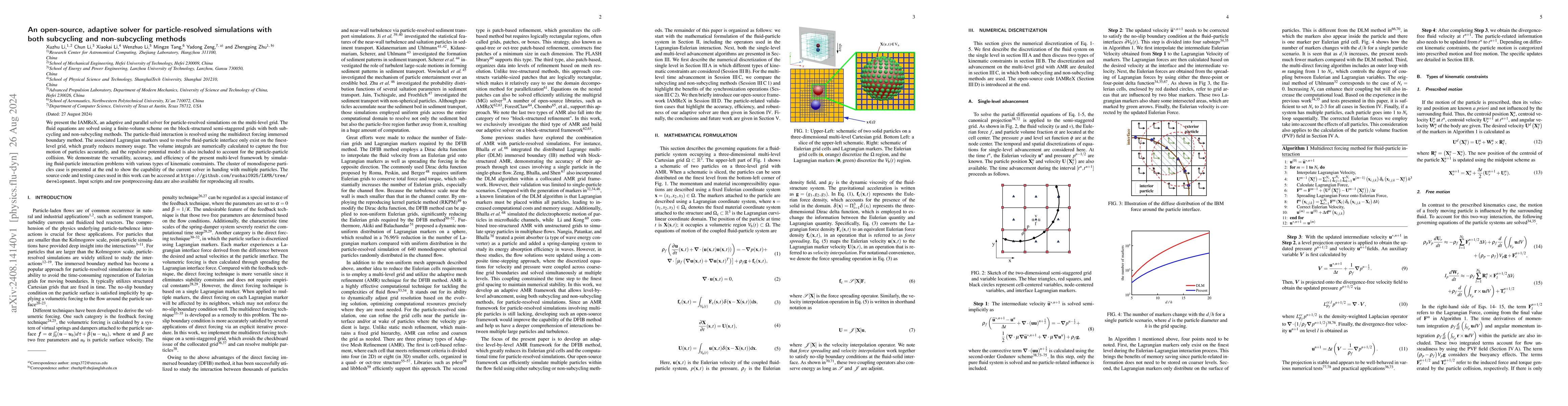 Thumbnail for An open-source, adaptive solver for particle-resolved simulations with
  both subcycling and non-subcycling methods