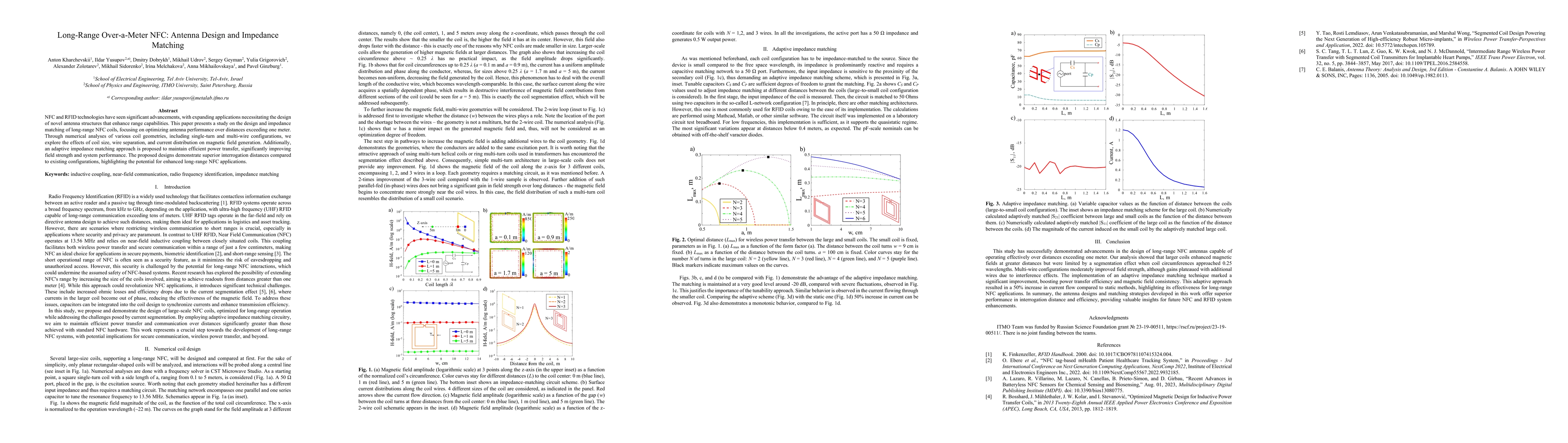 Thumbnail for Long-Range Over-a-Meter NFC Antenna Design and Impedance Matching