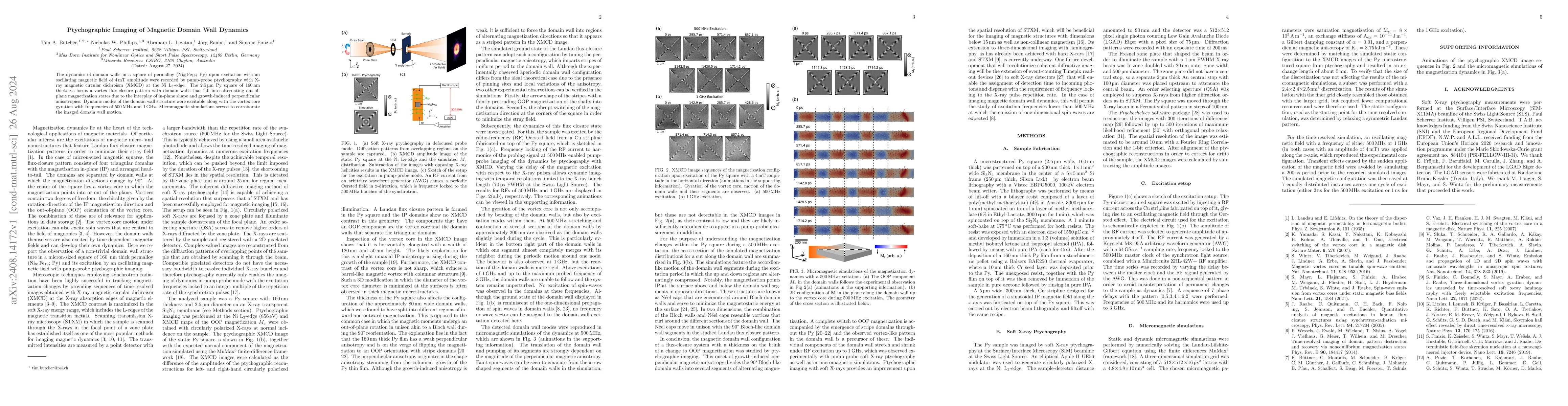 Thumbnail for Ptychographic Imaging of Magnetic Domain Wall Dynamics