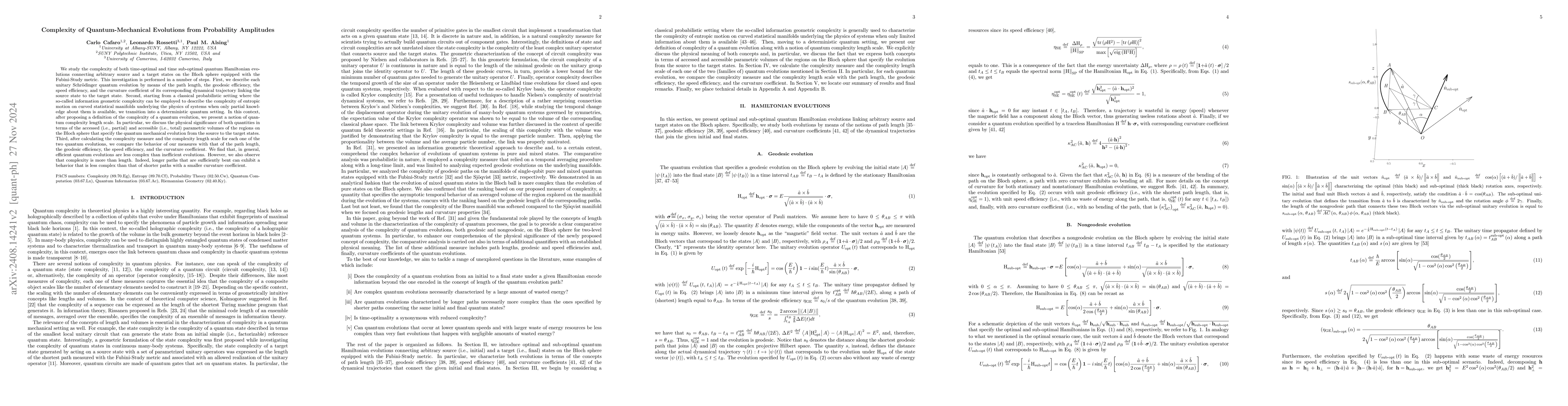 Thumbnail for Complexity of Quantum-Mechanical Evolutions from Probability Amplitudes