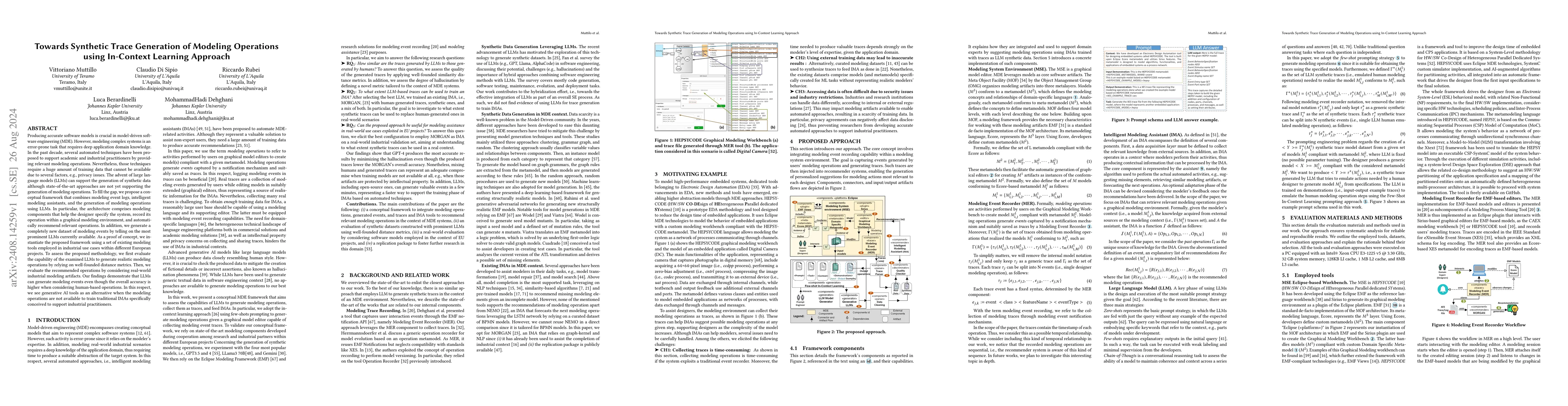 Thumbnail for Towards Synthetic Trace Generation of Modeling Operations using
  In-Context Learning Approach
