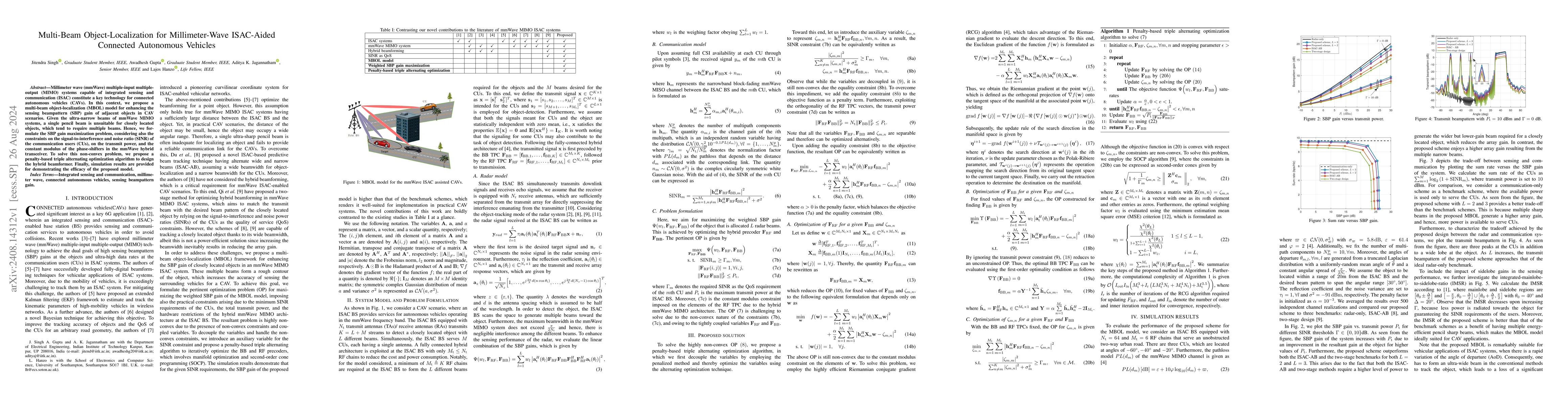 Thumbnail for Multi-Beam Object-Localization for Millimeter-Wave ISAC-Aided Connected
  Autonomous Vehicles