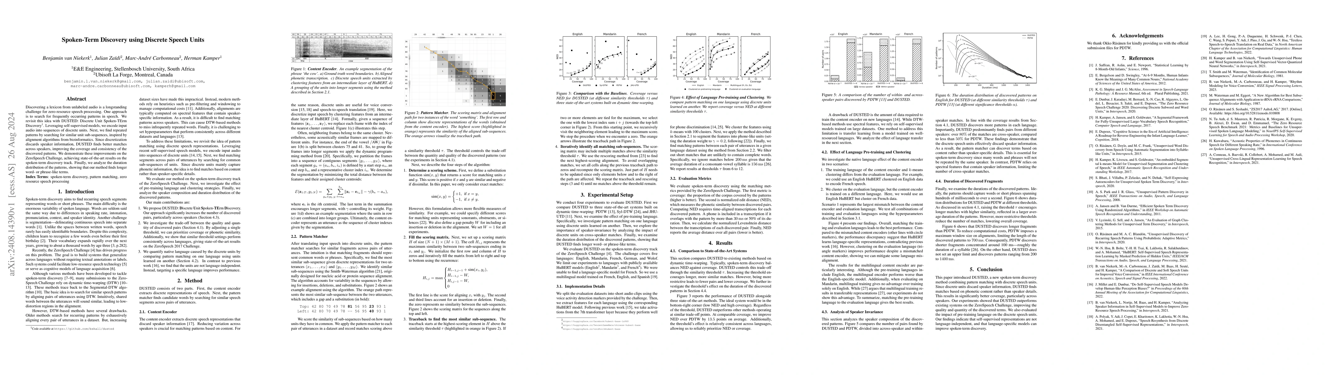 Thumbnail for Spoken-Term Discovery using Discrete Speech Units
